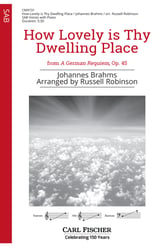 How Lovely Is Thy Dwelling Place SAB choral sheet music cover